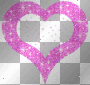 pink sparkle heart