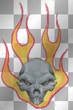 Burning Skull