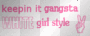 Gangsta