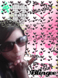 me blowing a kiss
