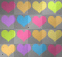 GREY & RAINBOW HEARTS