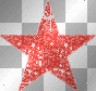 Red Glittery Star