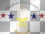 support the troops candle