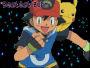 Ash and Pikachu background