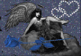 Angel with rose