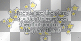 friends are like stars