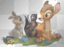 Bambi, Flower and Thumper