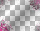 Pink swirls frame
