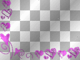 Pink heart frame