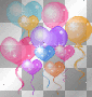 Heart balloons