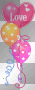 Love balloons