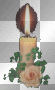 Burning Candlelight flame 