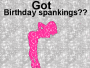 Got spankings