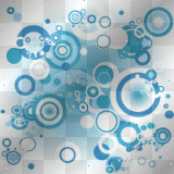 blue circles background
