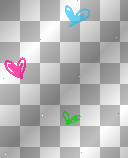  pastel hearts background