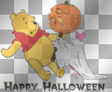 winnie the poo happy haloween