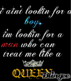 i need a man