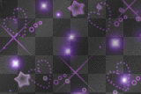 sparkly purple