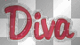 Diva Red Silver Glitter