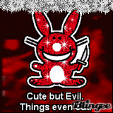 OMG AN EVIL BUNNY,RUN AWAY!!!!!!