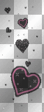 Black Pink Hearts