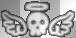 skull with wings