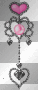 Black Pink Hearts