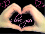 i love u wiv hands