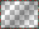 Christmas glitter frame