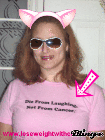Die from laughing, not cancer