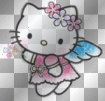 sanrio hello kitty glitter angel