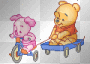 winnie joue avec porcinet