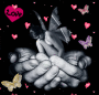 fairy is in his hands