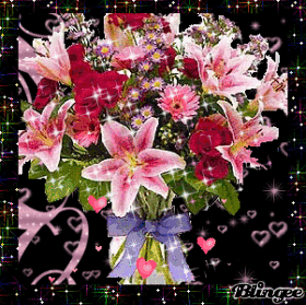 adorable pink heart flowers