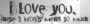 I love you (these 3 words)