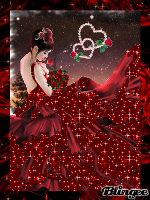 flowing rose dress