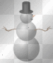 Mooning Snowman