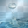 water heart