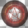 Red pentacle
