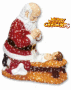 santa prays to jesus