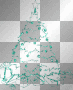 blue christmas tree