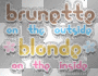 blonde