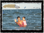 Me and my daughter at the beach