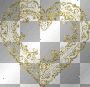 Gold heart