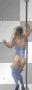 mini dancer on pole