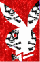 bunny black/white/red