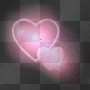 pink hearts