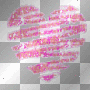 glitter heart