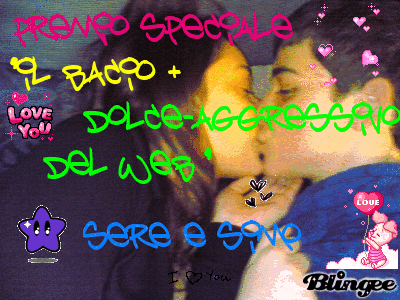premio speciale bacio + dolce-aggressivo
