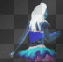 Colorful Girl Background